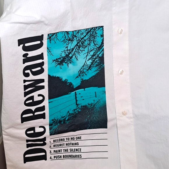 NWT Men's Zara Long Sleeve Cotton Shirt - Picture 4 of 5